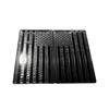 2PCS Metal USA Flag Sticker American Car Truck Decal Emblem Black
