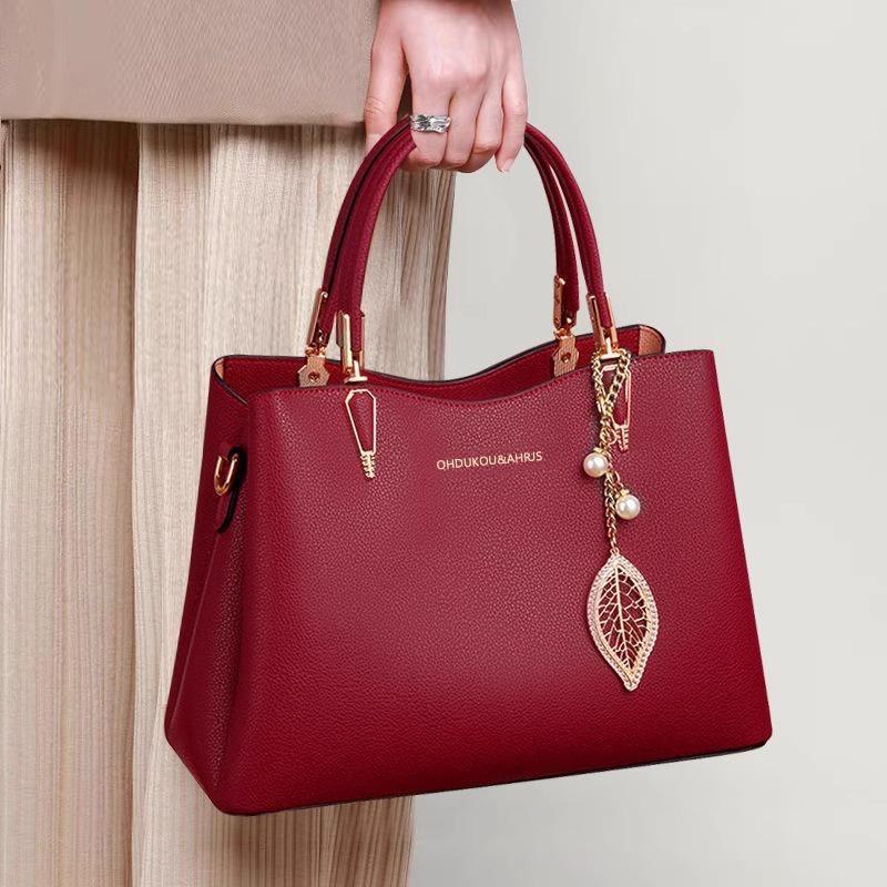 

Mom s Wedding Bag, Middle-aged Woman s Bag, Large Capacity, Happy Mother-in-law Wedding Red Handbag, Crossbody Bag червоний