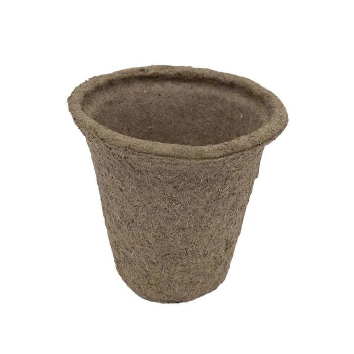 Pots de fleurs compostables 8x8 cm - Godets de culture biodégradables pour semis