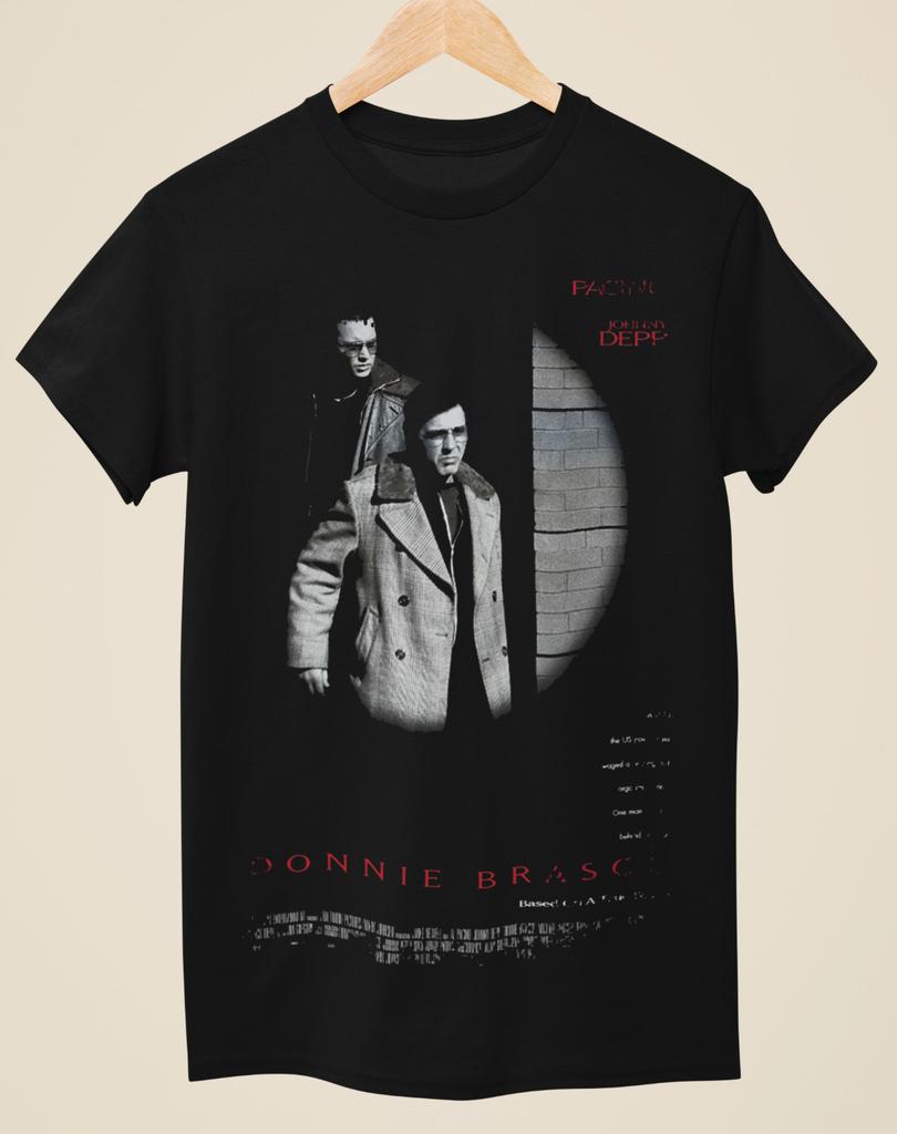 Donnie Brasco Movie Poster Inspired Unisex Black TShirt