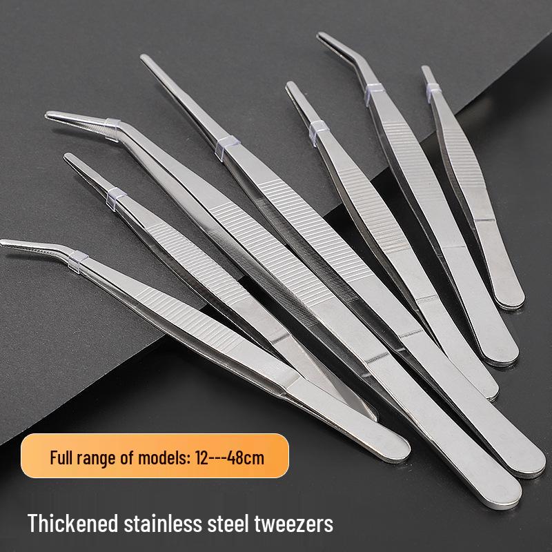 Non-slip Stainless Steel Tweezers for Gardening, Aquariums, and Succulents