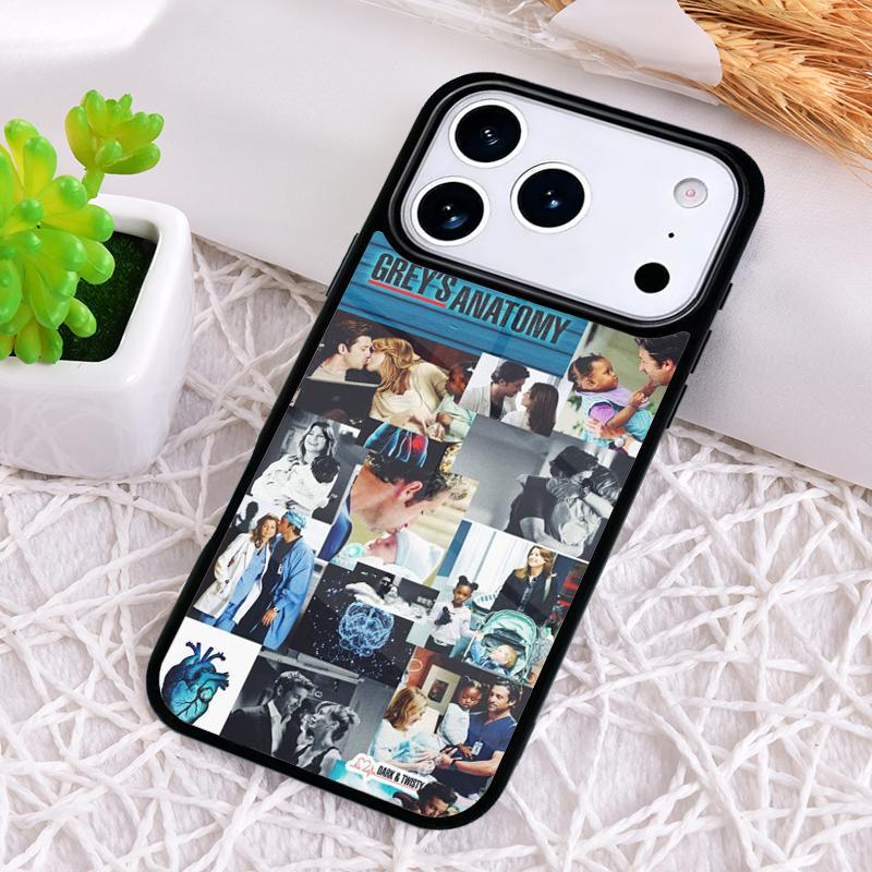 Greys Anatomy Collage Phone Case for iPhone 17 Air 16 15 11 12 14 13 Pro Max Shockproof Cover