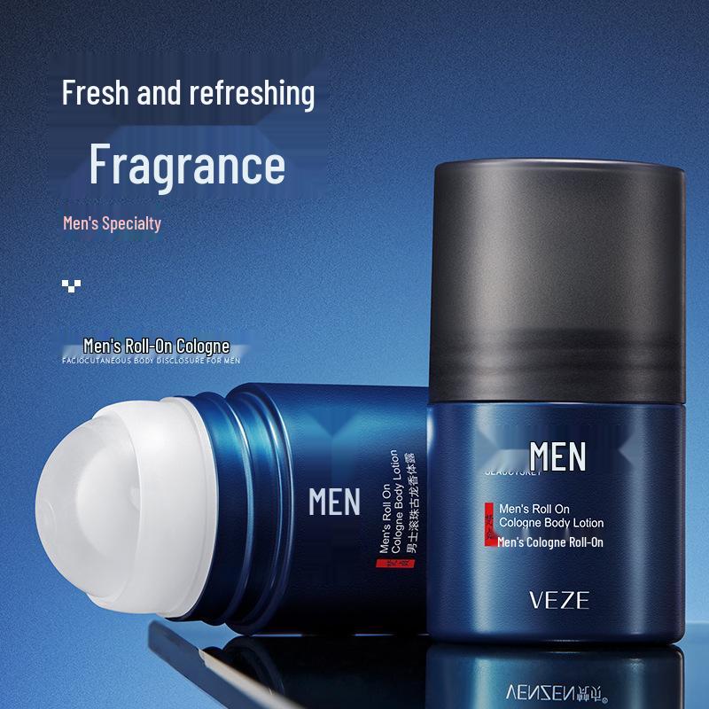 Vanzhen Men's Roll-On Cologne: Summer Antiperspirant and Odor Control with Long-Lasting Refreshing Fragrance