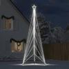 VidaXL Sapin de Noël à LED 861 LED blanc froid 478 cm, lumière de Noël, lumière de Noël LED, lumière de Noël extérieure, 4016425
