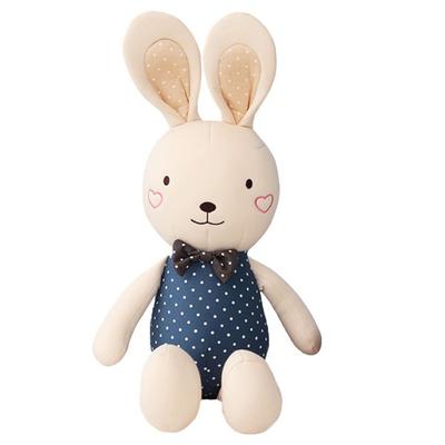 Beberaon Organic Attachment Doll Rabbit Duru, niebieski, koreańskie produkty dla dzieci