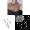 French Vintage Pearl Necklace For Women With Geometric Design And Elegant Style