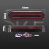 45 87 Led Brake Tail Light Bar DRL Motorcycle Rear Turn Signal Lamp 3 in 1 Taillight For Cafe Racer Chooper Bobber Crusier Quad