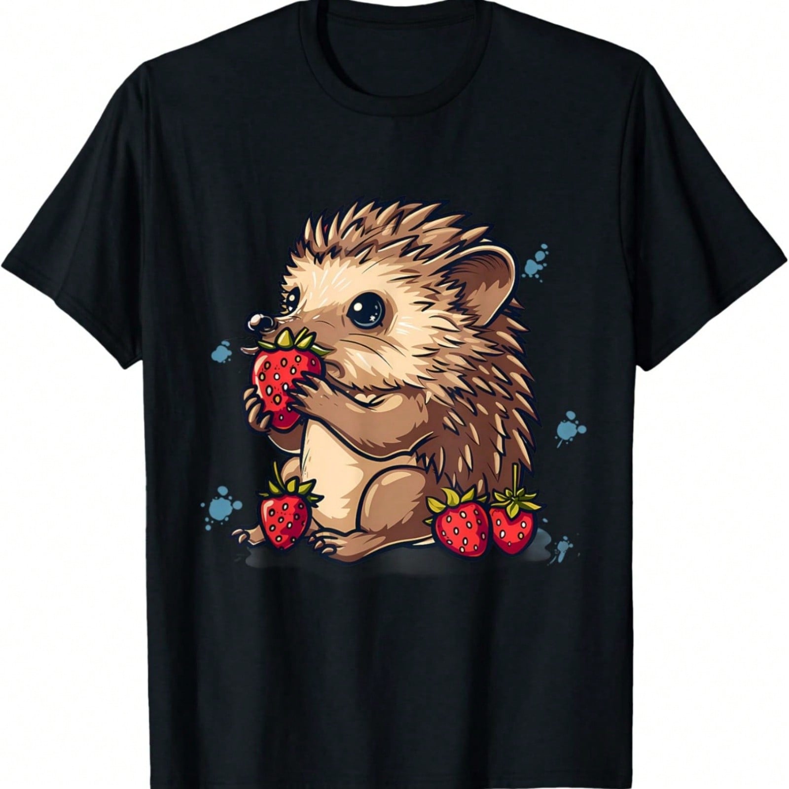Strawberry Hearbeat Fruit Lover Fruitarian Strawberries Farm T-Shirt S разноцветный