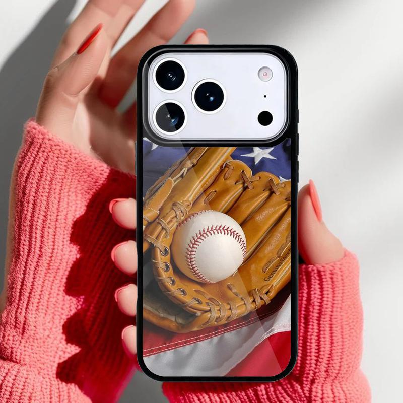 Love Baseball Sport Phone Case for iPhone 17 16 15 14 13 Pro Max Back Cover for 12 11 Pro Coque