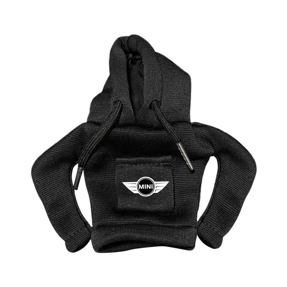 Car Hoodie Gear Shift Cover Handle Kit Gear Shift Decor Sweatshirt For MINI Cooper JCW WORKS R55 R56 F55 F56 R57 R58 R59 R60 R50 Sfzkd77