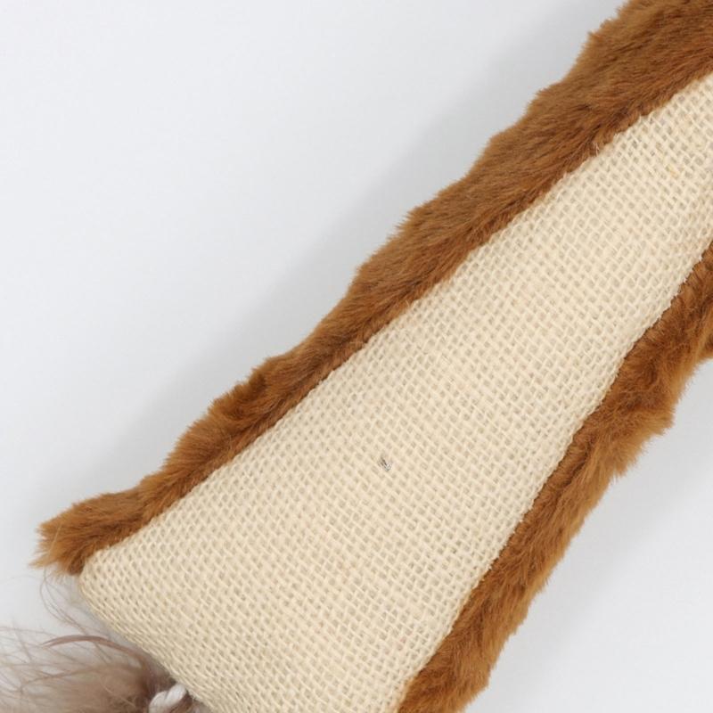 Cats Toy for Indoor Plush Animal Chewing Toy Cats Teether Chewing Toy Interaction Boredom Cats Entertainment Toy