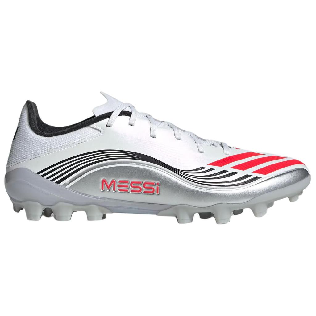 Adidas F50 Series Abrasion Resistant Soccer Shoes Unisex White Silver Sneakers JP7462