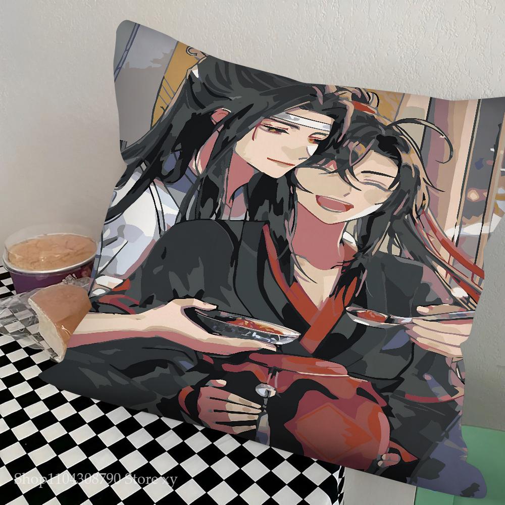Anime Grandmaster Mo Dao Zu Shi MDZS Pillow Bedroom Sofa Leisure Comfort Cushion Car Living Room Home Decoration