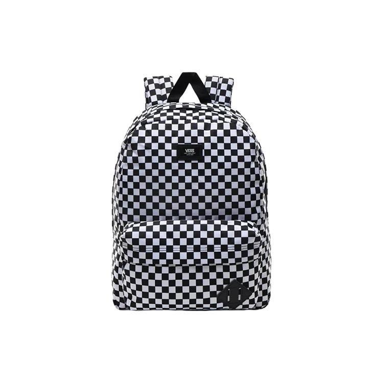 

New Vans Polyester Backpack Regular Unisex Black White VN0A3I6RHU0 30.0*11.9*41.9CM