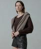 Aheule [Set] Noelle Wholegarment Cashmere Wool V-Neck Knit Cardigan Set (B Type)