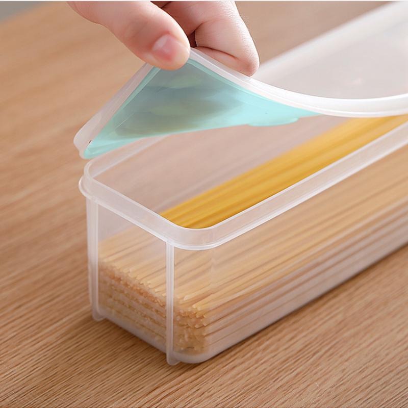 Kitchen Noodle Spaghetti Container Household Cereal Preservation Storage Box with Cover Spaghetti Box Kitchen Food Container XYZ