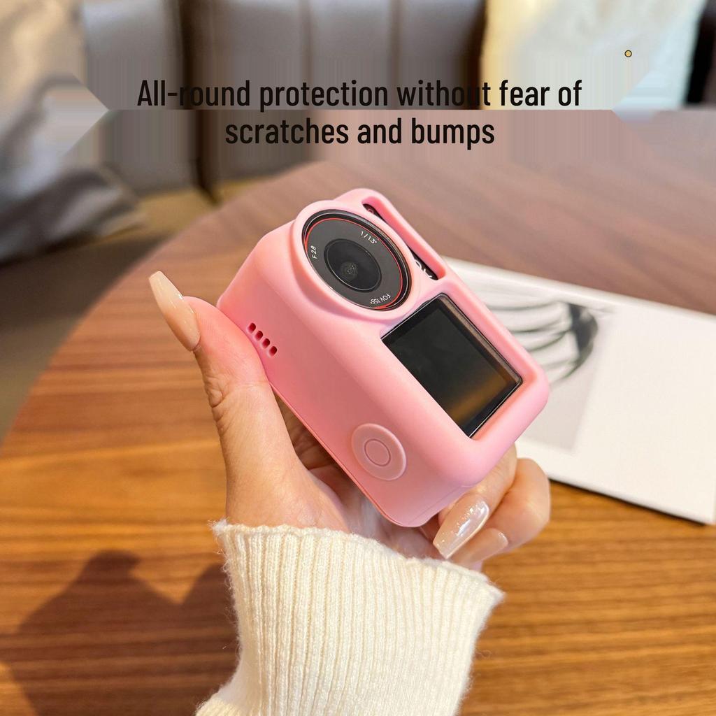DJI ACTION 5 PRO Silicone Case & Lens Protector - Anti-Fall, Dustproof Sport Camera Accessory