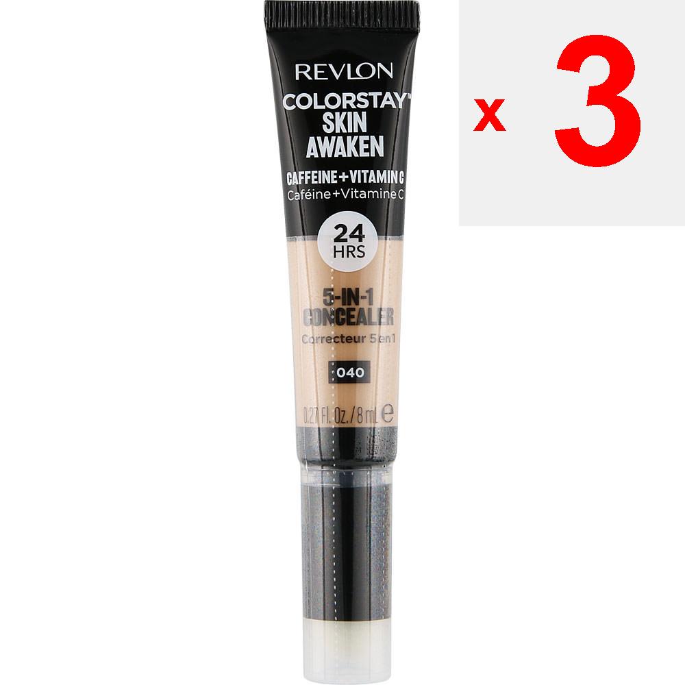 Revlon ColorStay Skin Awaken Concealer 040 Skin Makeup Apply Concealer Soaked Into a Sponge and Place It Gently On Areas Where Dark Circles, Dark Circ