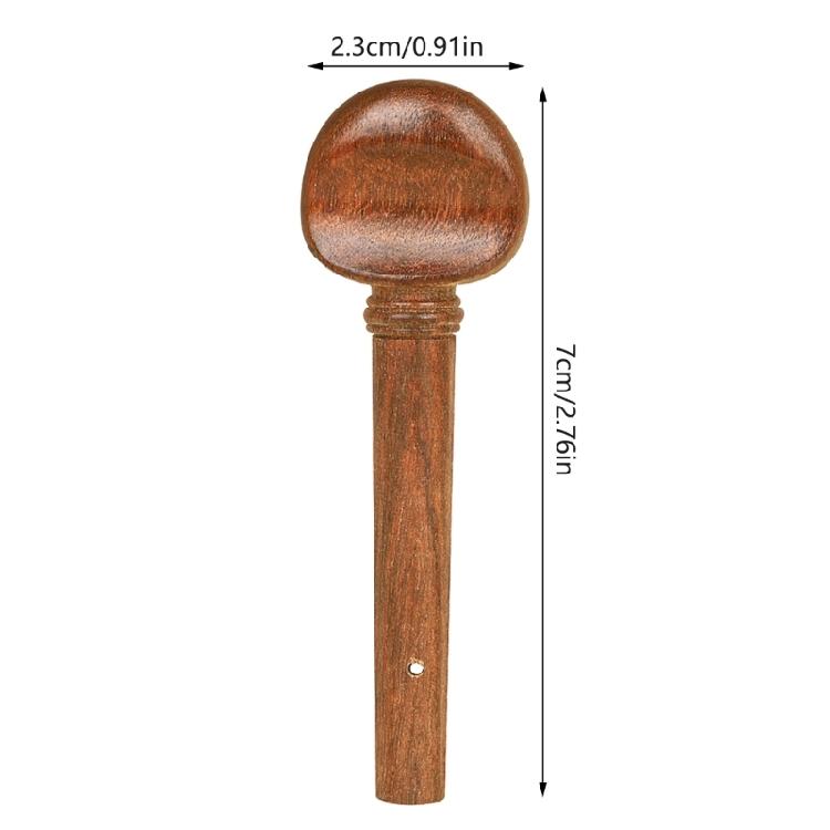 4/4 Geigenwirbel Premium Palisander Material Nahtlose Montage für verbesserte musikalische Darbietungen