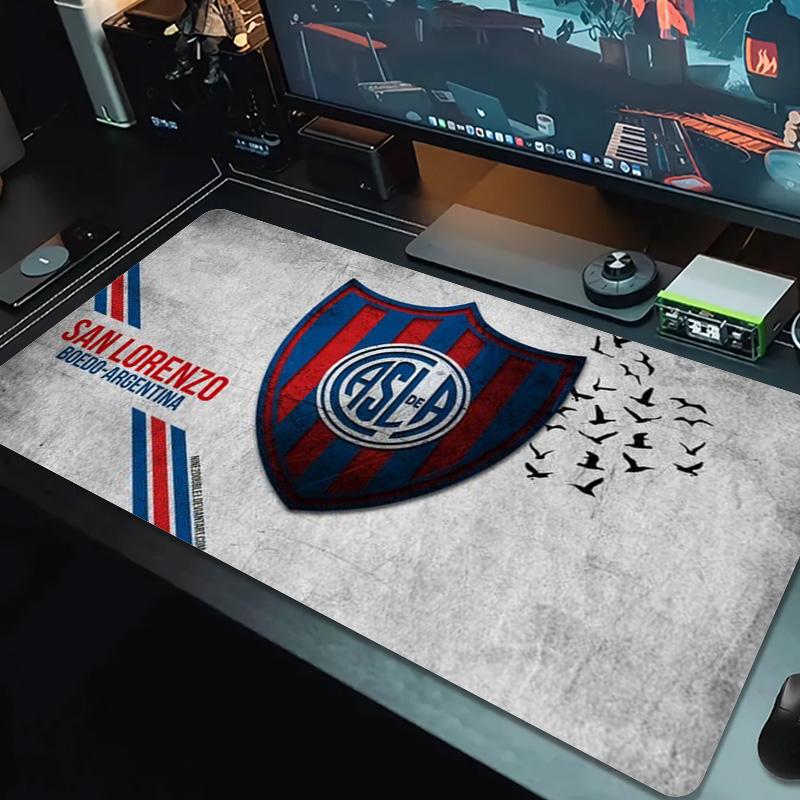 San Lorenzo Art Color Mouse Pad Large Gaming Table Cushion Non-slip Laptop Tablet Big Mousepad XXL Mat Mini PC Playmat With Lock Edge