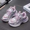 Breathable Non Slip Soft Sole Kids Athletic Dad Sneakers Sports Shoes For Boys And Girls