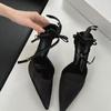 Fashion Ladies Shoes 2025 Hot Sale Buckle Strap Women's High Heels Fashion Best Seller Office and Career New Elegant Closed Toe Sandals