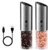 Adjustable Transparent USB Rechargeable Electric Pepper Grinder