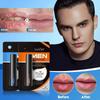 Lippenbalsam für Männer, feuchtigkeitsspendend, spendet Feuchtigkeit, beugt Lippenfältchen vor, entfernt abgestorbene Hautzellen, erfrischend und fettet nicht, exquisite Lippenpflege