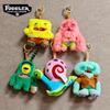 Fuggler SpongeBob Plush Pendant, Ugly Cute Teeth Monster Keychain, Kids Birthday Gift