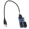 Motherboard Internal USB Hub Header Splitter USB A Male To Dual Motherboard 9 Pin USB 2.0 Female Splitter 1 To 2 Converter Extension 22cm Cable