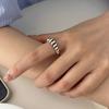 925 Sterling Silver Rings for Women Men Couple Minimalist Handmade Simple Retro Strip Ring Party Jewelry Gift Prevent Allergy
