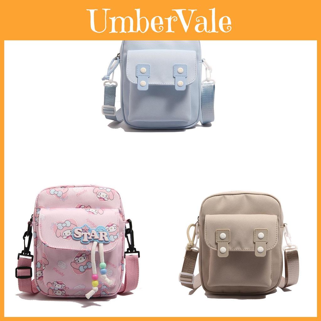 Kawaii Kids Shoulder Purse With Polyester Lining For Casual Outfits