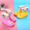 Nuovi stivali da pioggia per bambini, scarpe da acqua per bambini, cartoni animati coreani, stivali da pioggia caldi in velluto per ragazze