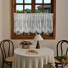 Stylish Designs Polyester Sheer Curtain With Rod Pocket for Privacy and Gentle Light