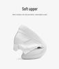 Men's Autumn White Cowhide Sneakers: New Fashion, Thick Sole, Hidden Height Boost, Breathable Round Toe Sports Design