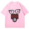 Domo Kun Roliga Meme T-shirts Herr Damkläder Klassiska Casual T-shirts Kortärmade Sommar T-shirt Toppar Streetwear