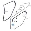 BMW 5 Series F07 GT Rear Door Seal Strip (Part Numbers: 51767196405, 51767196406)