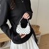 Women Fashion Polka Dot Large Capacity Single Shoulder Tote Handbag Daily Commute Bag