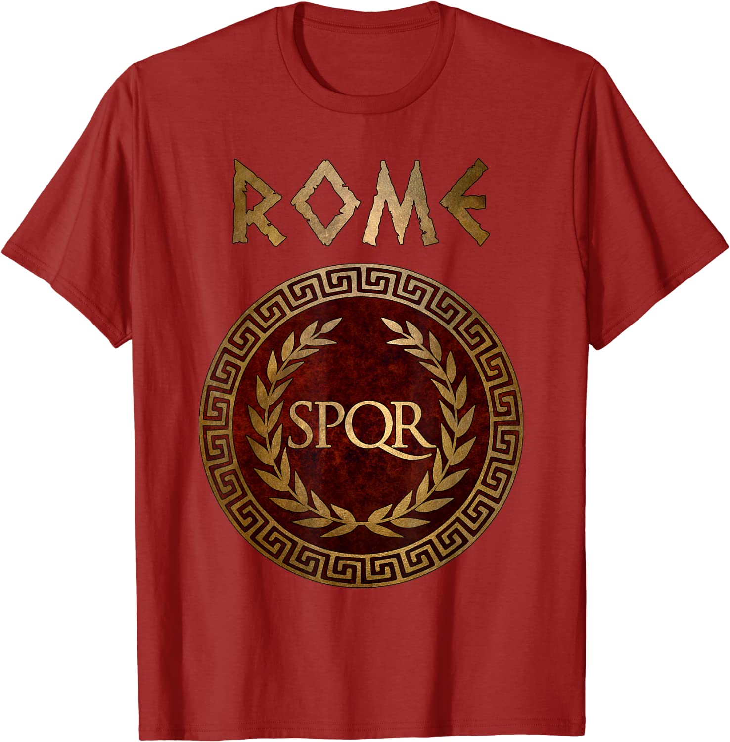 SPQR Symbol of Ancient Rome Unisex TShirt Short Sleeve Casual 100 Cotton ONeck Summer Shirt S