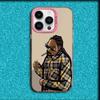 Rapper S-Snoop Dogg Phone Case For iPhone 16,15,14,13,12,11,Mini,Pro,MAX Pink Matte Silicone Cover