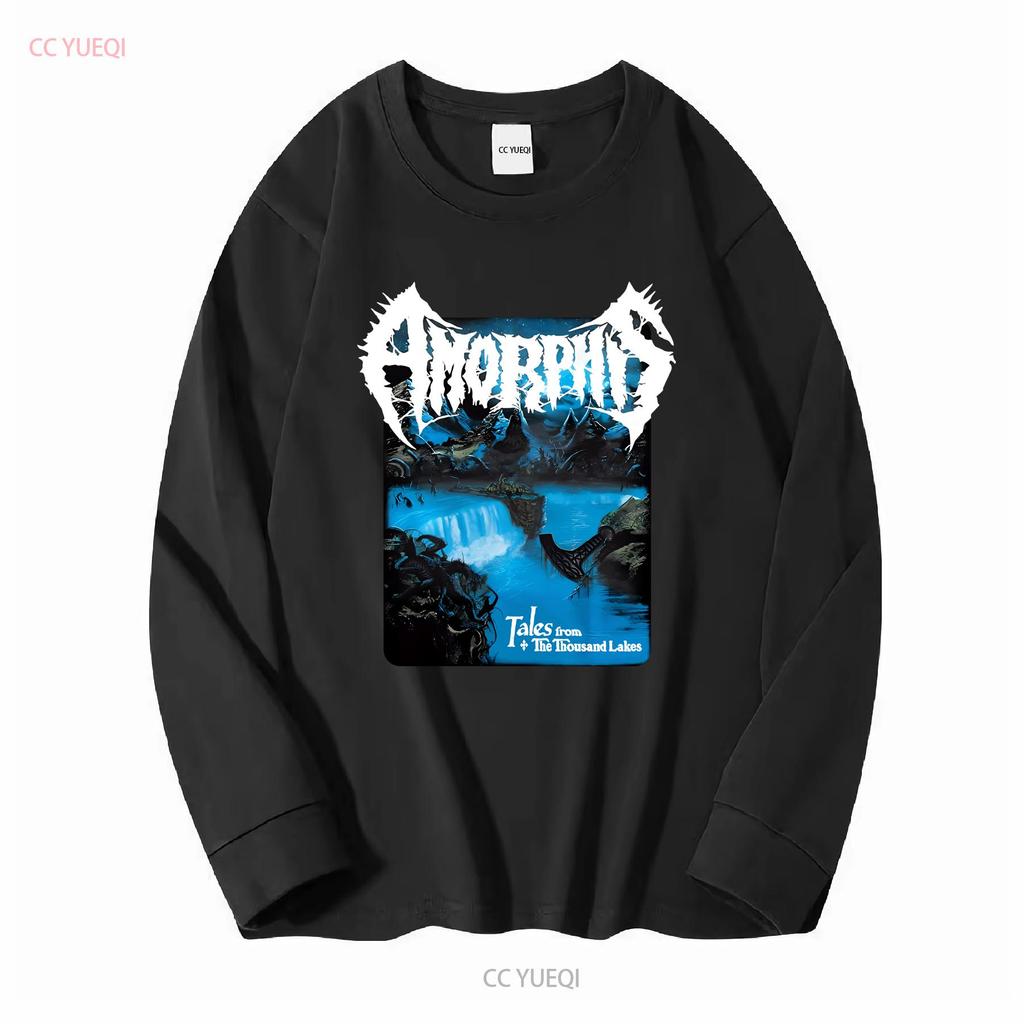 Amorphis Tales From The Thousand Lakes Band S To 5xl T Shirt S4800 Long Or Short Sleeves Vintage Washed Soft Stretched