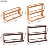 Multi Layer Storage Rack Wooden Acrylic Storage Tray Cup Storage Shelf Display Rack Decorative Rack Kitchen Storages Container