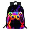 3D Tištěný GamePad Herní Ovladač, Dětský Batoh, Školní Batoh pro Základní a Střední Školu, Batoh pro Mládež