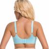 Wirefree Deep V Bra Women - Seamless Thin Cup Back Hook Full Coverage Plus Size Lifting Support