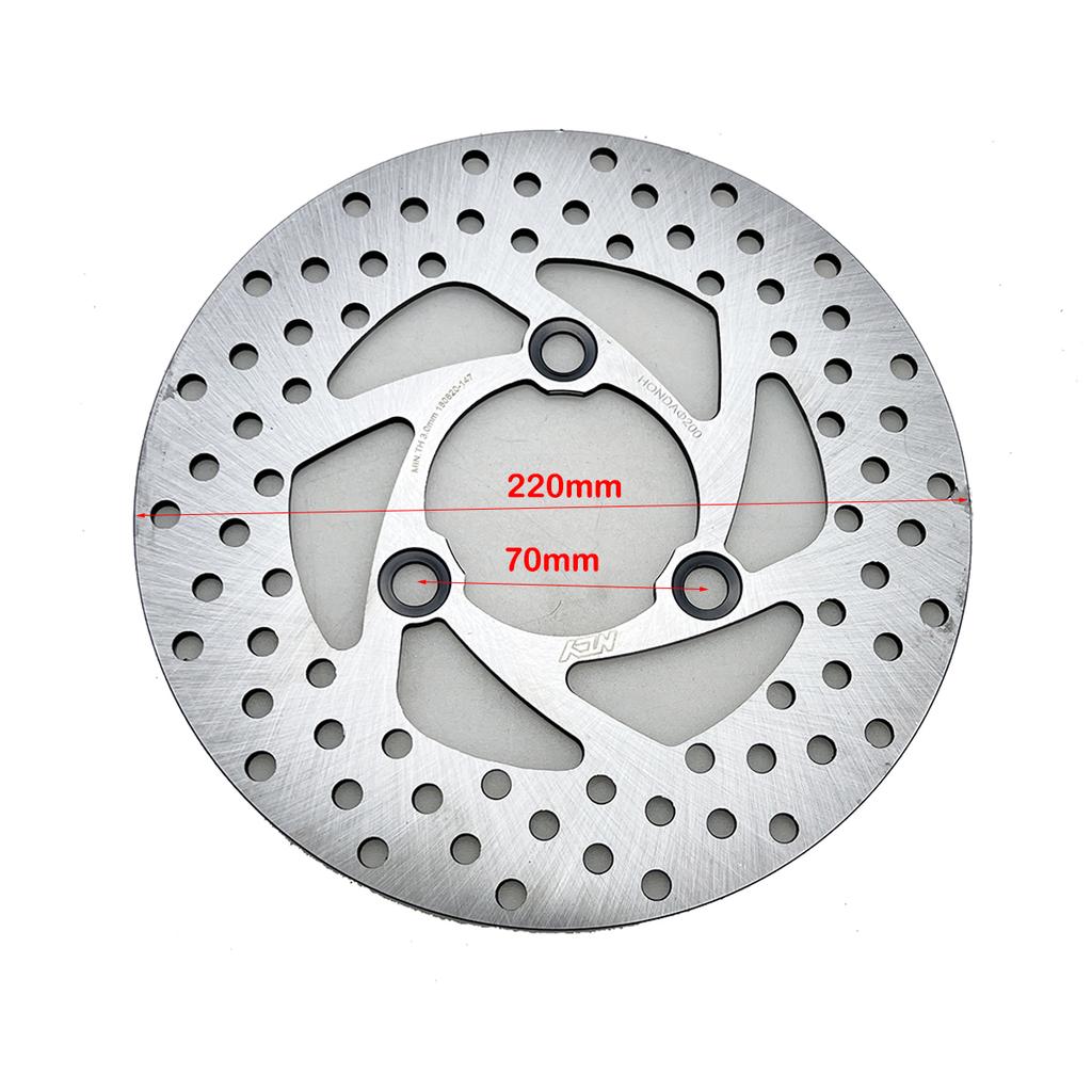 Universal 200mm 220mm 7.0 Pitch Stainless Steel Motorcycle Scooter Brake Front Rear Disc Disks For Yamaha Honda Kawasaki Suzuki