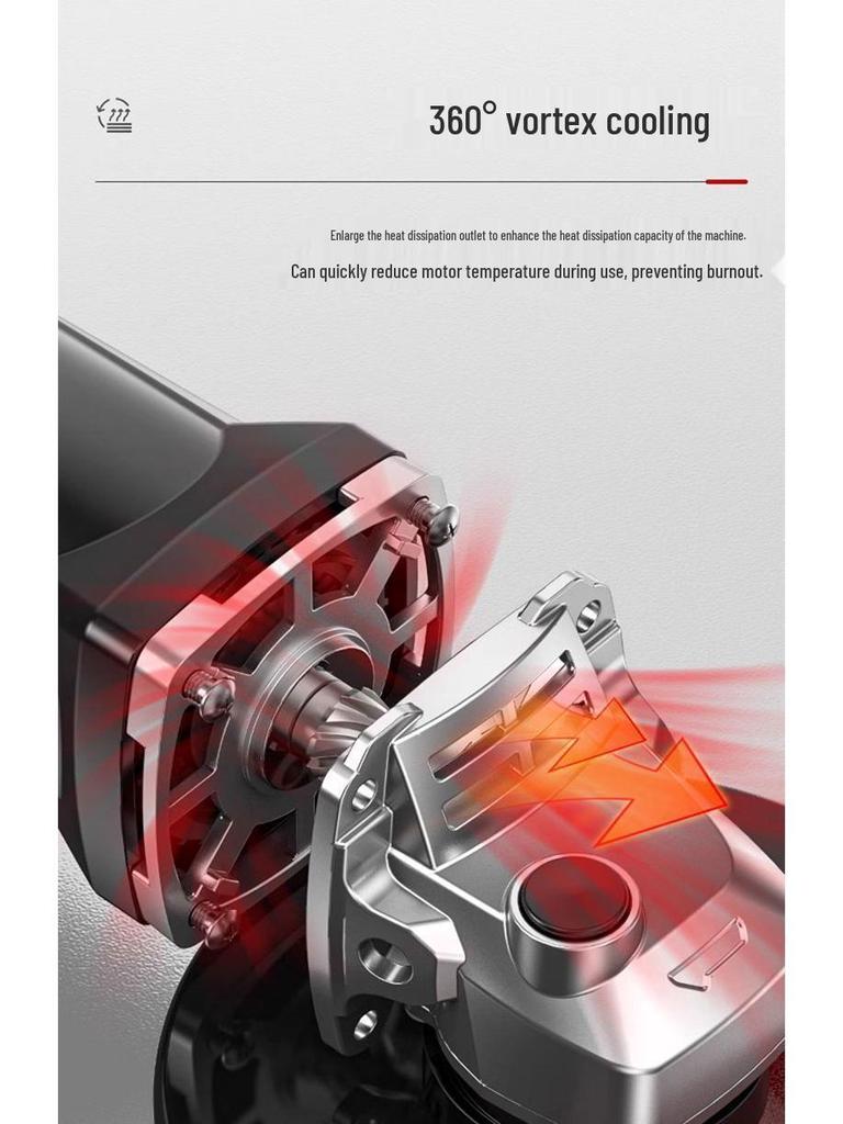 Wysokomocowa szlifierka kątowa w całości miedziana: Wielofunkcyjne ręczne narzędzie do szlifowania i polerowania