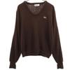 IZOD LACOSTE 70s Vintage Spool Tag Long Sleeve Acrylic Knit Sweater M Men's Used