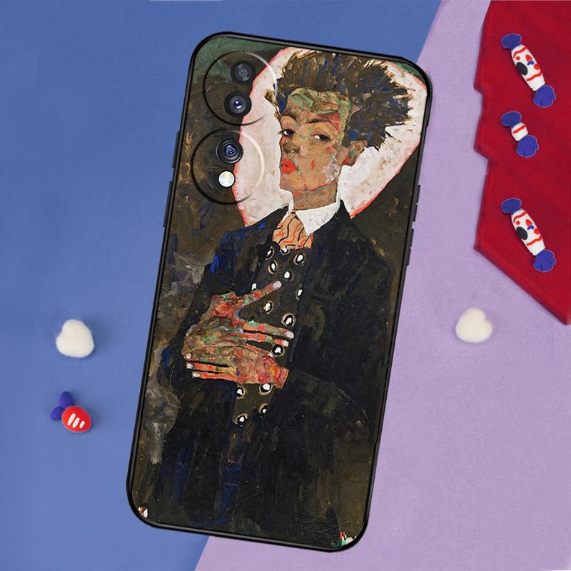 Egon Schiele Kunst Hülle Für Honor 200 Pro 50 70 90 X8a X9a X8 X9 X8b X9c X9b Honor Magic 7 Lite 5 6 Pro Hülle