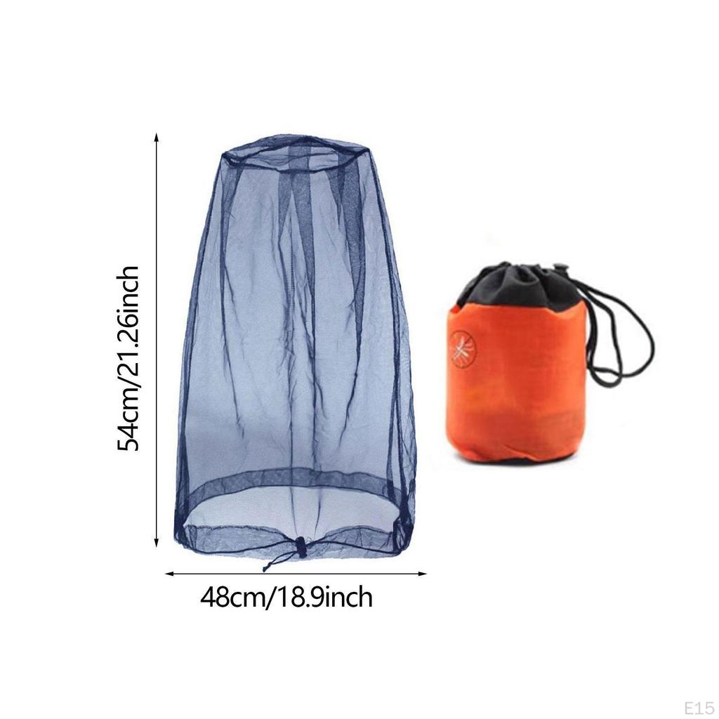 Ansiktsnät med förvaringspåse, Mjukt nät för resor och utomhusaktiviteter