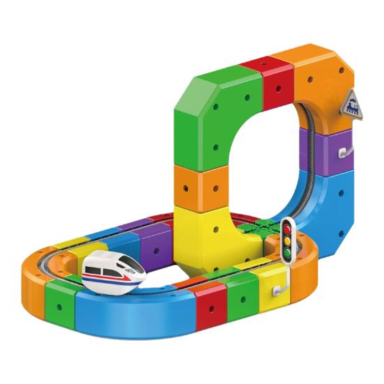 

51/81/118 шт./набор Магнитный трек Игрушечный набор поезда Детский DIY Железная дорога Строительство Гравитационно-устойчивый Электрический поезд Игрушка Малыши Трек Автомобиль Образовательный STEM Small